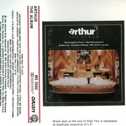 Arthur Soundtrack (Various Artists, Burt Bacharach) - Cartula