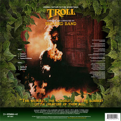 Troll Soundtrack (Richard Band) - CD Back cover