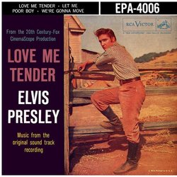 Love Me Tender Soundtrack (Lionel Newman, Elvis Presley) - CD cover