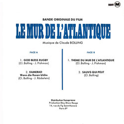 Le Mur de l'Atlantique Soundtrack (Claude Bolling) - CD Back cover