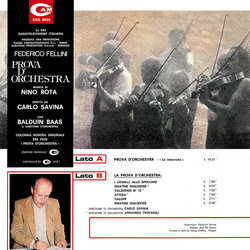 Prova d'Orchestra Soundtrack (Nino Rota, Carlo Savina, Armando Trovaioli) - CD Achterzijde