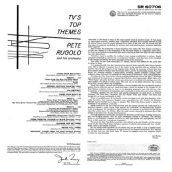 TV's Top Themes Soundtrack (Various Artists, Pete Rugolo) - CD Back cover