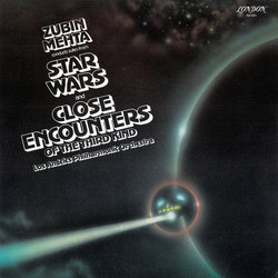 Suites From Star Wars And Close Encounters Of The Third Kind Soundtrack (Zubin Mehta, John Williams) - CD cover