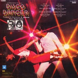 Disco Dancer Soundtrack (Anjaan , Various Artists, Farooq Kaiser, Bappi Lahiri) - CD Back cover
