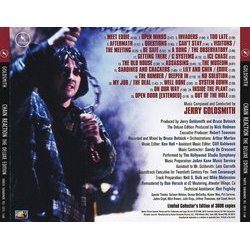 Chain Reaction Soundtrack (Jerry Goldsmith) - CD Back cover