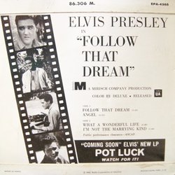 Follow That Dream Soundtrack (Various Artists, Elvis Presley, Hans J. Salter) - CD Back cover