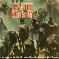 Les 4 Fils de Katie Elder Soundtrack (Elmer Bernstein) - Cartula