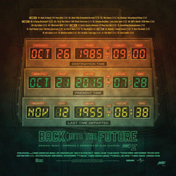 Back to the Future Soundtrack (Alan Silvestri) - CD Trasero