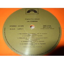 La Chiesa Soundtrack (Keith Emerson, Philip Glass,  Goblin, Fabio Pignatelli) - cd-inlay