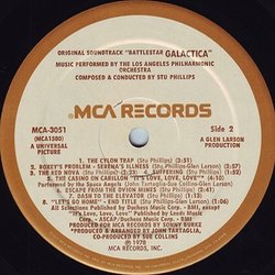 Battlestar Galactica Soundtrack (Stu Phillips) - cd-inlay