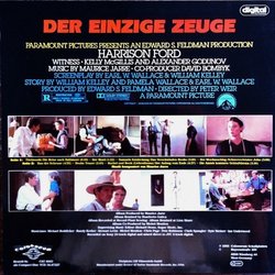 Der Einzige Zeuge Soundtrack (Maurice Jarre) - CD Back cover