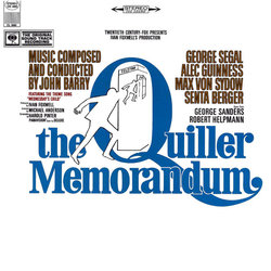 The Quiller Memorandum Soundtrack (John Barry) - CD cover