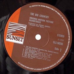 The Big Country Soundtrack (Jerome Moross) - cd-cartula