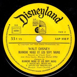 Walt Disney Prsente Blanche Neige Et Les Sept Nains Soundtrack (Various Artists, Frank Churchill) - cd-inlay