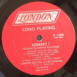 Robbery Soundtrack (Johnny Keating) - cd-cartula