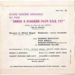 Banco  Bangkok pour OSS 117 Soundtrack (Michel Magne) - CD Trasero