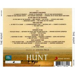 The Hunt Soundtrack (Steven Price) - CD Back cover