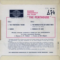 The Penthouse Soundtrack (Johnny Hawksworth) - CD Trasero