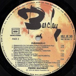Emmanuelle Soundtrack (Pierre Bachelet) - cd-cartula