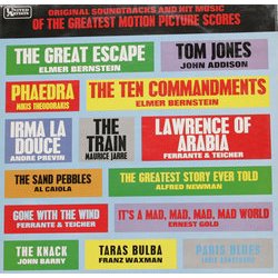 Original Soundtracks & Hit Music Of The Greatest Motion Picture Scores Soundtrack (Various Artists) - CD cover