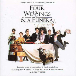 Four Weddings & A Funeral Soundtrack (Various Artists, Richard Rodney Bennett) - CD cover