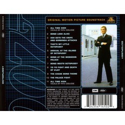 Octopussy Soundtrack (John Barry, Rita Coolidge) - CD Back cover