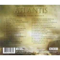 Atlantis Soundtrack (Stuart Hancock) - CD Back cover