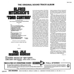 Torn Curtain Soundtrack (John Addison) - CD Back cover
