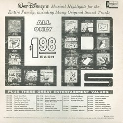 Dumbo Soundtrack (Various Artists, Frank Churchill, Oliver Wallace) - CD Achterzijde