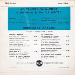 La Vrit Soundtrack (Orquesta Aragn, Various Artists) - CD Trasero