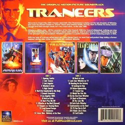 Trancers Soundtrack (Phil Davies, Mark Ryder) - CD Back cover