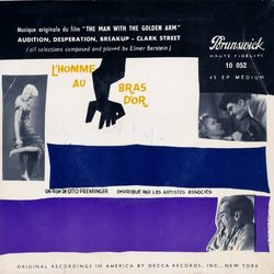 L'Homme au Bras d'Or Soundtrack (Elmer Bernstein) - CD Back cover