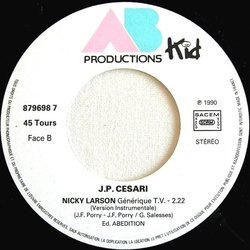 Nicky Larson Soundtrack (Various Artists, Jean-Paul Csari) - cd-inlay