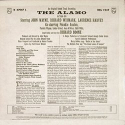 The Alamo Soundtrack (Dimitri Tiomkin) - CD Back cover