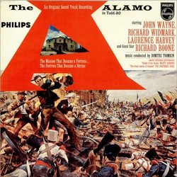 The Alamo Soundtrack (Dimitri Tiomkin) - CD cover
