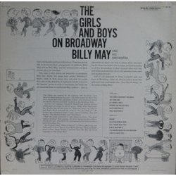 The Girls and Boys on Broadway Soundtrack (Various Artists, Billy May) - CD Back cover