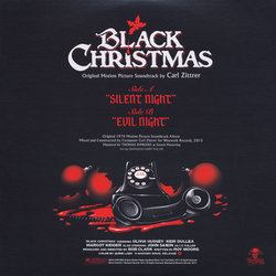 Black Christmas Soundtrack (Carl Zittrer) - CD Back cover