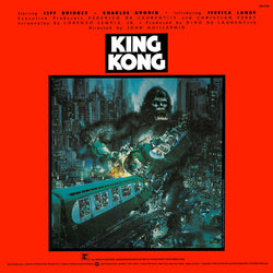 King Kong Soundtrack (John Barry) - CD Back cover