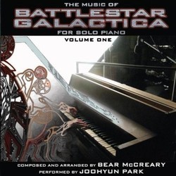 The Music of Battlestar Galactica for Solo Piano Soundtrack (Bear McCreary) - CD cover