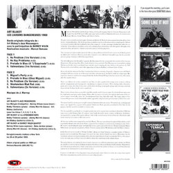 Les Liaisons Dangereuses Soundtrack (James Campbell, Duke Jordan, Thelonious Monk) - CD Back cover