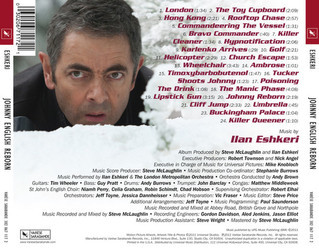 Johnny English Reborn Soundtrack (Ilan Eshkeri) - CD Back cover