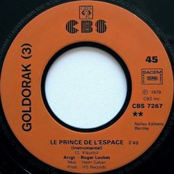 Goldorak 3: Le Prince de l'Espace Bande Originale (Pierre Delano, Shunsuke Kikuchi) - cd-inlay