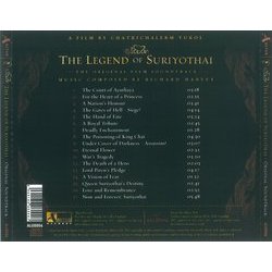 The Legend of Suriyothai Soundtrack (Richard Harvey) - CD Back cover