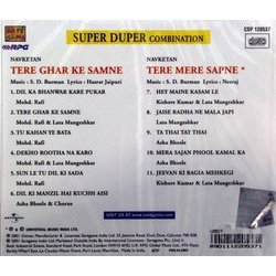 Tere Ghar Ke Samne / Tere Mere Sapne Soundtrack (Various Artists, Sachin Dev Burman, Hasrat Jaipuri, Neeraj Saeedi) - CD Trasero