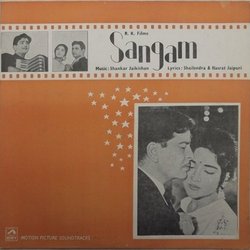 Sangam Soundtrack (Various Artists, Shankar Jaikishan, Hasrat Jaipuri, Shailey Shailendra) - CD cover