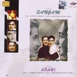 Sangam / Anari Soundtrack (Various Artists, Shankar Jaikishan, Hasrat Jaipuri, Shailey Shailendra) - CD cover