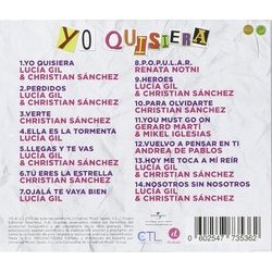 Yo Quisiera Soundtrack (Various Artists) - CD Back cover