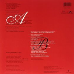 Sevillanas De Carlos Saura Soundtrack (Various Artists) - CD Back cover