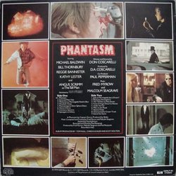 Phantasm Soundtrack (Fred Myrow, Malcolm Seagrave) - CD Back cover