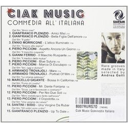 Ciak Music Commedia Italiana Soundtrack (Various Artists) - CD Trasero